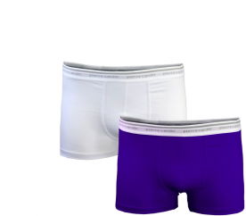 Pierre Cardin Boxerky 2-PACK PCU95 Dark Iris White