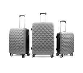 Aga Travel Sada 2 cestovních kufrů Šedá 2CZ022