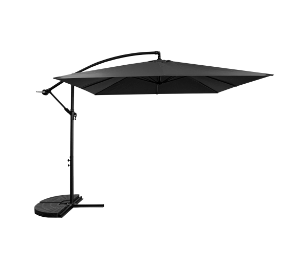 Aga Zahradní slunečník 250 cm Šedý - 6DAZ246  - II. JAKOST