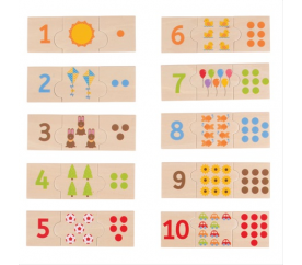 Bigjigs Toys Edukativní puzzle počítání