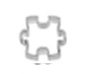 Vykrajovátko puzzle 20mm Smolík - Smolík