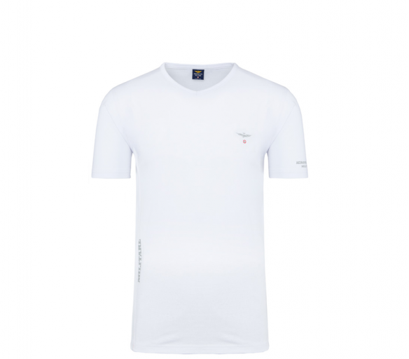Aeronautica Militare Tričko V-NECK 3-Pack X1399 White