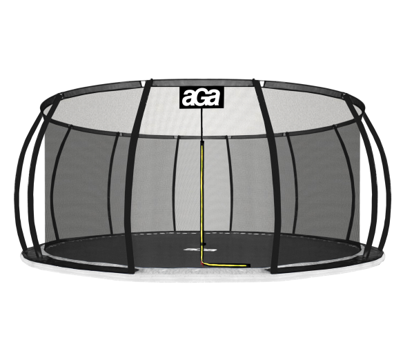 Aga Vnitřní ochranná síť na trampolínu 500 cm 12 tyčí