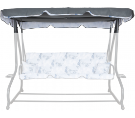 Aga Střecha na zahradní houpačku COMFORTLUX Tree Grey