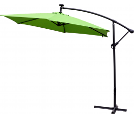 Aga Zahradní slunečník konzolový EXCLUSIV LED 300 cm Apple Green