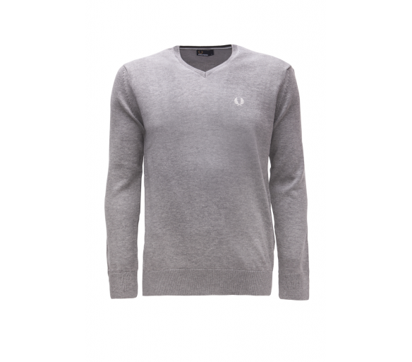 Fred Perry Svetr Grey Marl