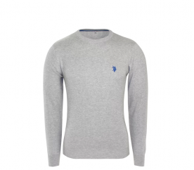 U.S. Polo ASSN. Svetr ROUND-NECK Grey
