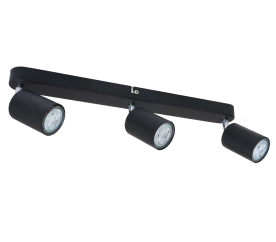 Stropní bodové svítidlo LED VIKI 3x GU10 černé