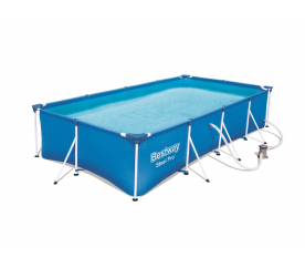 Bestway Steel Pro 4,00 x 2,11 x 0,81 m 56424 + Kartušová filtrace
