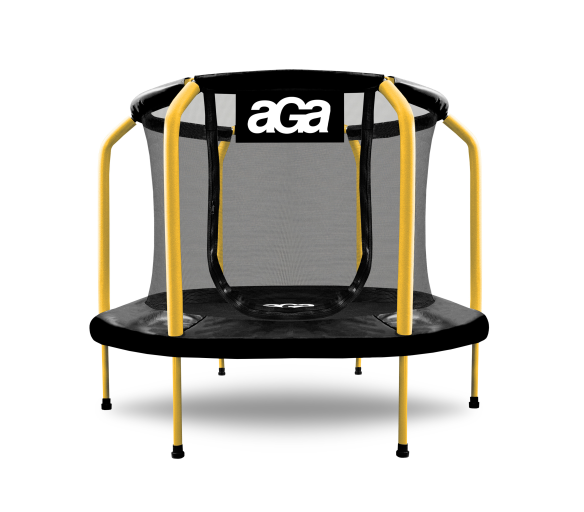 Aga Dětská trampolína 150 cm Černo-žlutá
