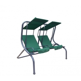 Aga Zahradní houpačka SWING DOUBLE Dark Green