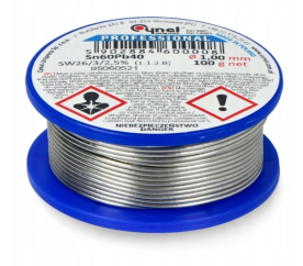 Pájecí cín velká cívka - 1 mm - 100g