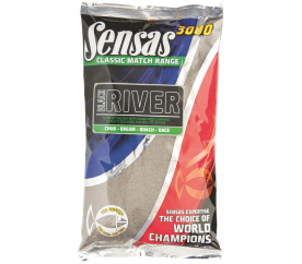 Sensas Krmítková směs 3000 UK River Black 1kg