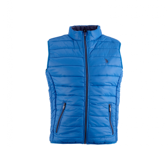 U.S. Polo ASSN. Pánská prošívaná vesta 577 Blue