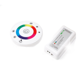 Dálkový ovladač RF pro LED RGB dotykový 18A 216W bílý