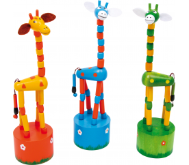 Small Foot Tančící žirafy Alfies set 3 ks