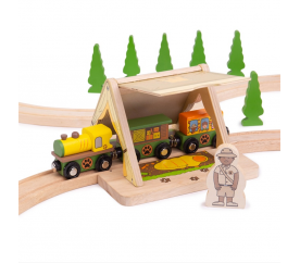 Bigjigs Rail vlak Safari stan