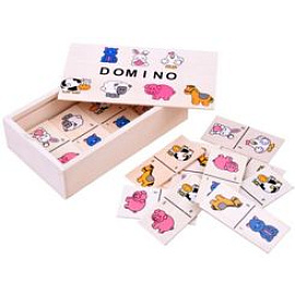 Obrázkové domino pro děti zvířata ZA2515