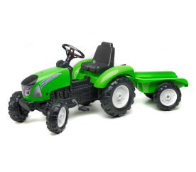 Traktor Garden Master šlapací s valníkem zelený