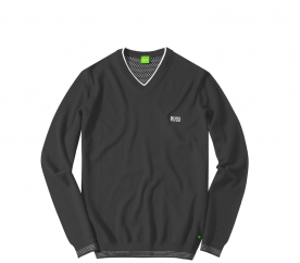 Hugo Boss Svetr V-NECK Grey