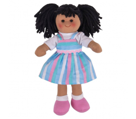Bigjigs Toys Látková panenka Kira 28 cm