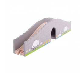 Bigjigs Rail Farma most s tunelem