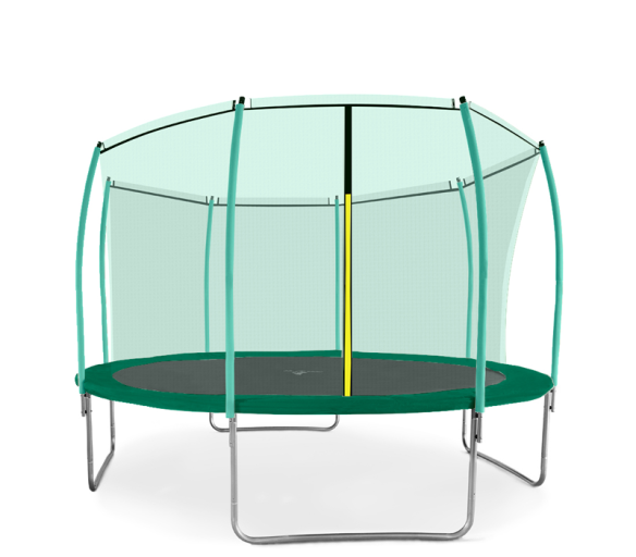 Aga SPORT FIT Trampolína 366 cm Dark Green + vnitřní ochranná síť