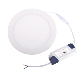 LED panel KRUHOVÝ BRGD0108 - 300x300x17mm vestavný - 24W - 230V - 1900Lm - teplá bílá