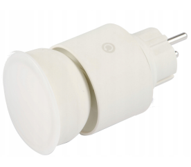 LED noční světlo do zásuvky 10W - 1000lm - IP44 teplá bílá