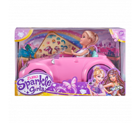 Panenka Sparkle Girlz s autem