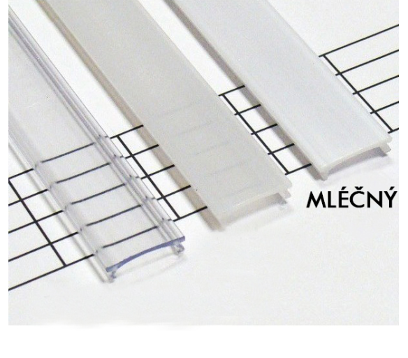 Mléčný difuzor KLIK pro profily A, B, C, 1m