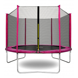 Aga SPORT TOP Trampolína 305 cm Pink + ochranná síť