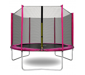 Aga SPORT TOP Trampolína 305 cm Pink + ochranná síť