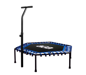Aga FITNESS Trampolína 130 cm Modrá + madlo