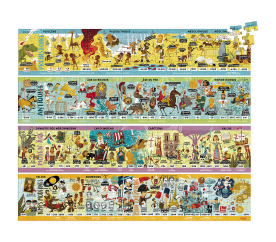 Vilac Velké dřevěné puzzle historie