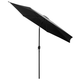 Aga Naklápěcí slunečník 300 cm Tmavě šedý