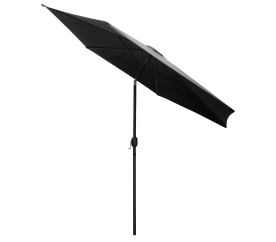 Aga Naklápěcí slunečník 300 cm Tmavě šedý