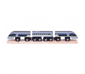 Bigjigs Rail Rychlík Eurostar E320 + 3 koleje