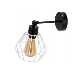 LED nástěnné svítidlo - 1xE27 - DIAMENT WHITE