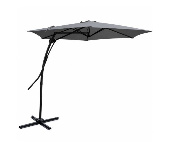 Linder Exclusiv Zahradní slunečník MC2084 350 cm Tmavě šedý