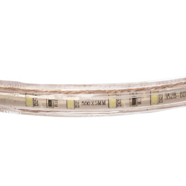 LED pásek - 230V - SMD 2835 - 1m - 60LED/m- 6W/m - 380Lm - IP68 - teplá bílá - 10mm