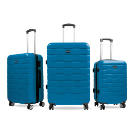 Aga Travel Sada cestovních kufrů MR4658 Tmavě Tyrkysová
