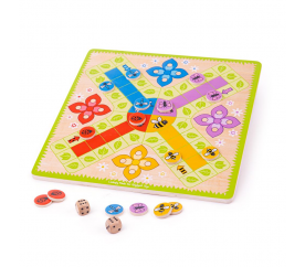 Bigjigs Toys Člověče, nezlob se! Louka