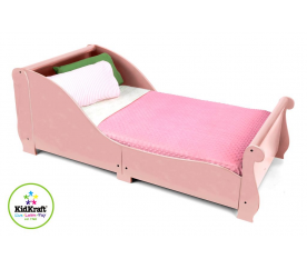 KidKraft Dětská postel SLEIGH Pink 160x75 cm