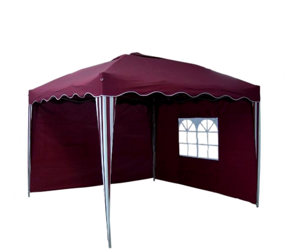Linder Exclusiv Altán ALU 3x3 m PO2408 Burgundy