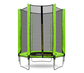 Aga SPORT TOP Trampolína 150 cm Světle zelená + ochranná síť