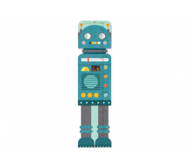 Petit Collage Rostoucí metr modrý robot