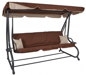 Aga Zahradní houpačka XXXL COMFORT LUX Dark Brown