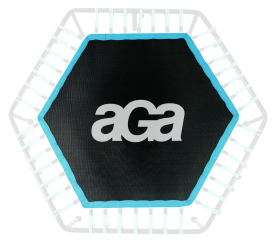 Aga Odrazová plocha k fitness trampolíně Light Blue