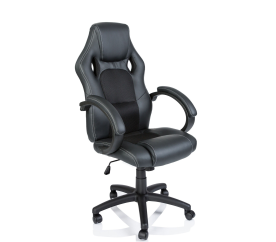 Tresko Herní židle Racing Black